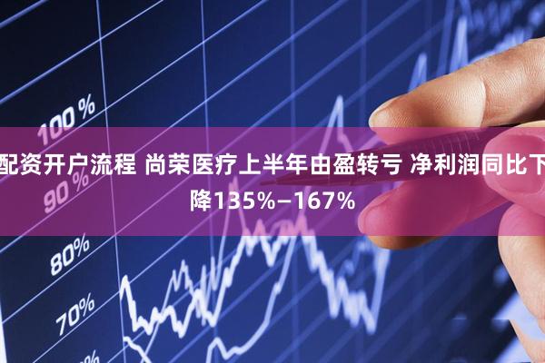 配资开户流程 尚荣医疗上半年由盈转亏 净利润同比下降135%—167%