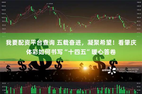 我要配资平台查询 五载奋进，凝聚希望！看肇庆体彩如何书写“十四五”暖心答卷