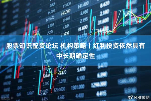 股票知识配资论坛 机构策略丨红利投资依然具有中长期确定性