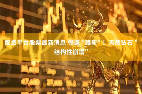 配资平台股票最新消息 惨遭“腰斩”！天然钻石“结构性崩塌”